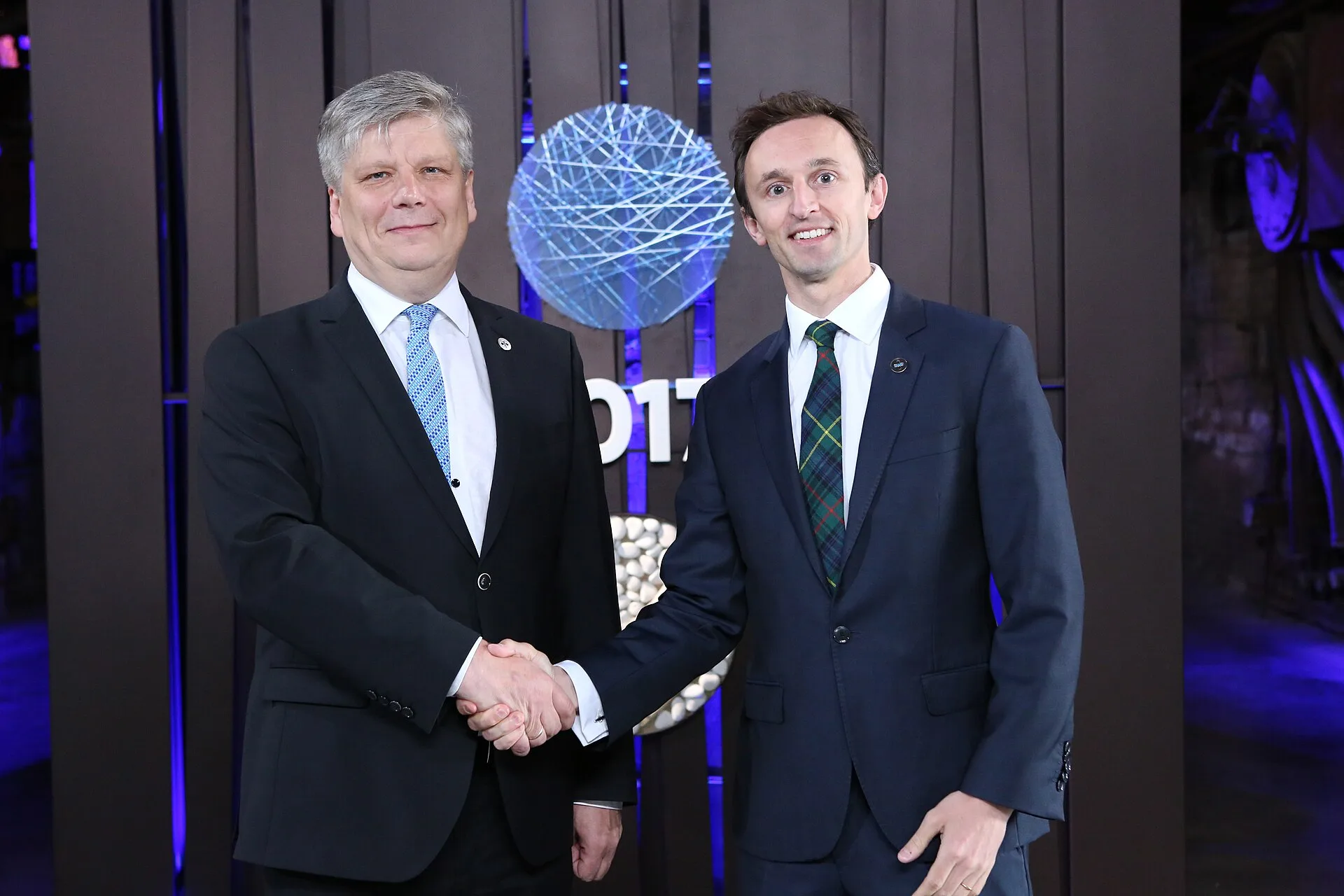 (l-r) Siim Kiisler, Minister, Ministry of Environment, Estonia; Archie Young, Head of International Negotiations, EU and Carbon Markets / Head of UK Delegation in the UNFCCC, Department for Business, Energy and Industrial Strategy, United Kingdom (Climate Change) Photo: Annika Haas (EU2017EE)