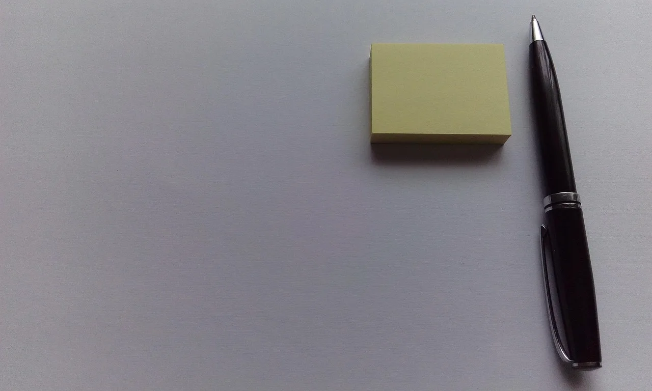 note, memory, office, notepad, a notice, sticky notes, yellow, write, sticky note, adhesive note, save to list, pen, blank, ballpoint pen, paper
