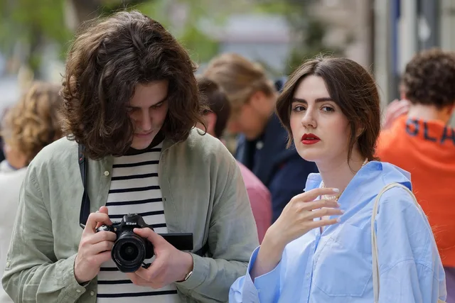 couple, recording, street, urban, outdoors, filming. Three scenarios for influencer-agency buying in England, with signposts
